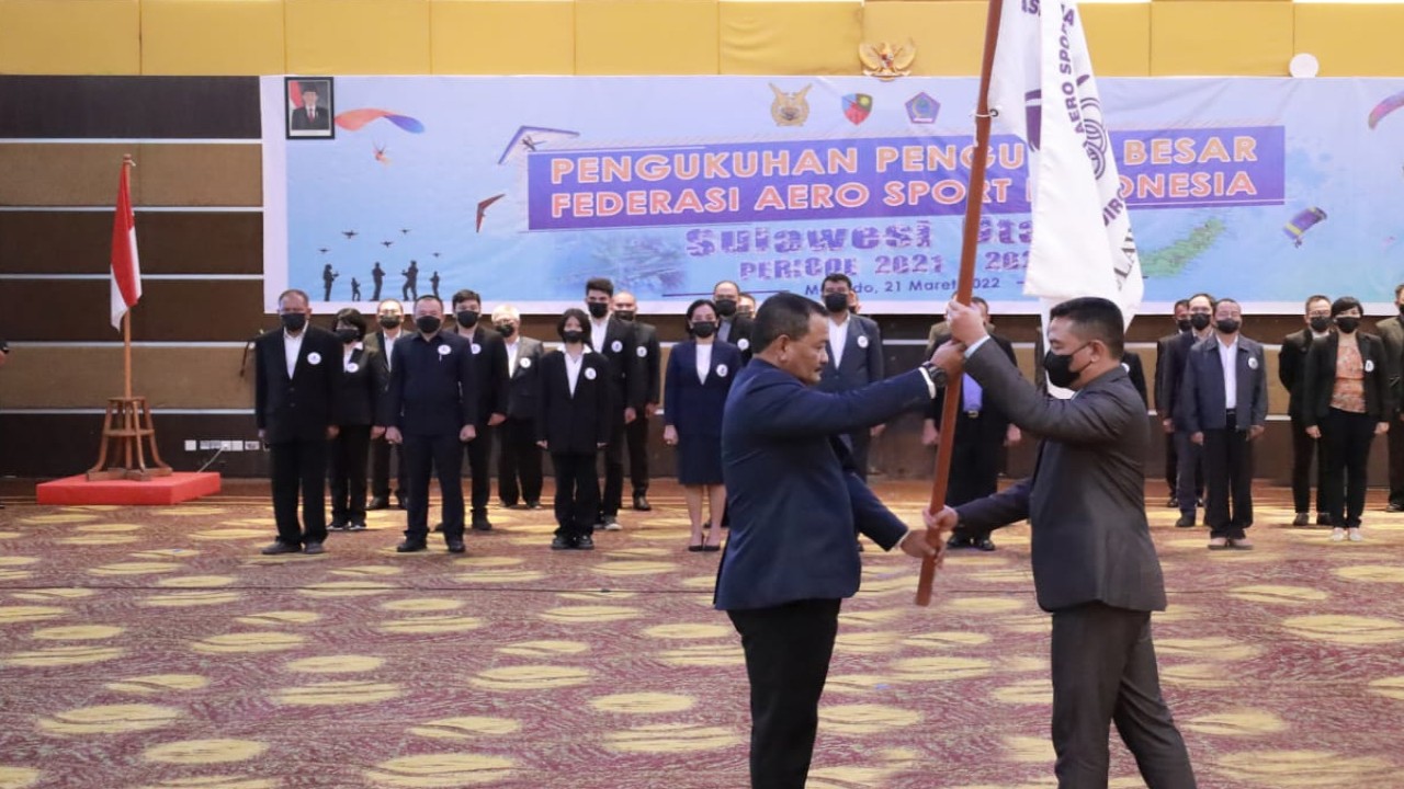pelantikan Pengurus Federasi Aero Sport Indonesia (FASI) Sulawesi Utara Periode 2021-2025