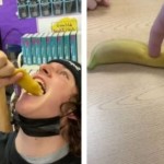 Pria ini sengaja makan pisang tanpa dikupas/net-1646495840