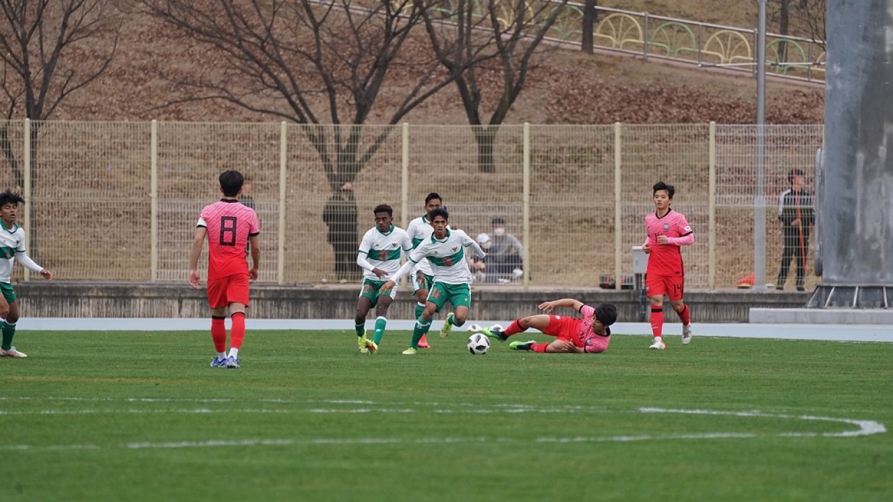 Uji coba Timnas U-19 vs Timnas Korsel U-19