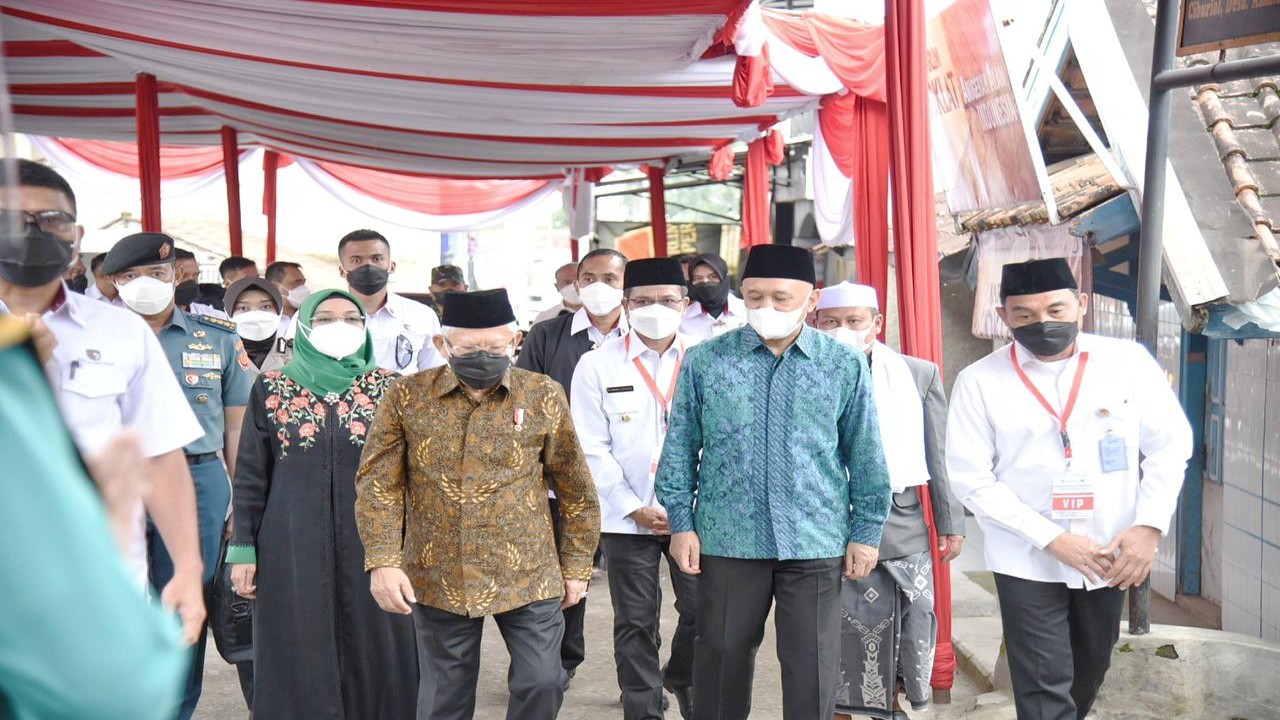 Wapres RI Kunjungi Ponpes Di Kabupaten Bandung. Foto: Humas Pemkab