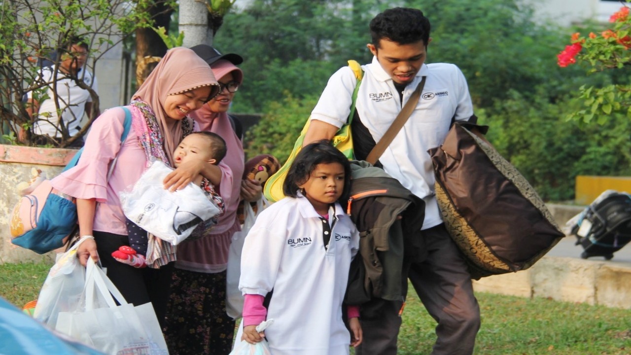 Anak-anak ikut mudik Lebaran/ist