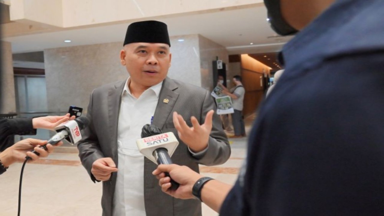 Anggota Komisi XI DRP RI sekaligus Ketua Kelompok Fraksi (Kapoksi) Gerindra, Komisi XI DPR RI Heri Gunawan. (Mentari/mr)