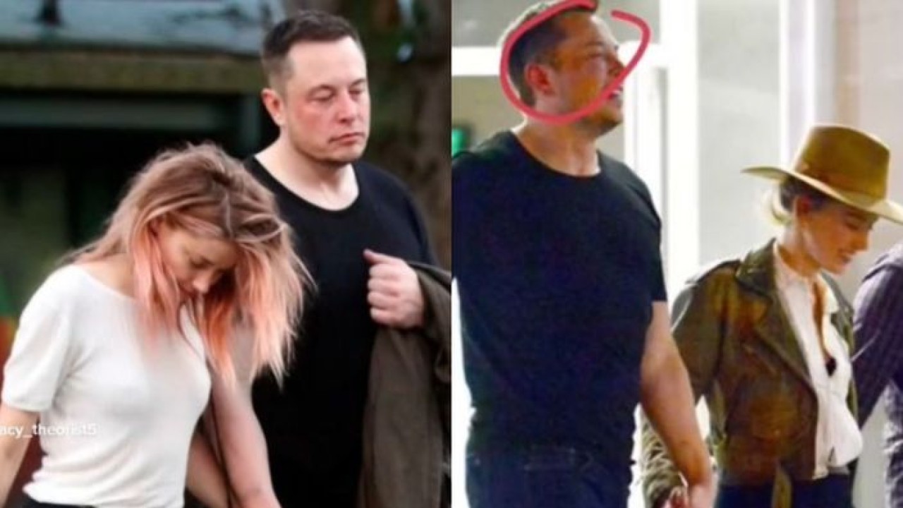 Elon Musk dan Amber Heard/ist