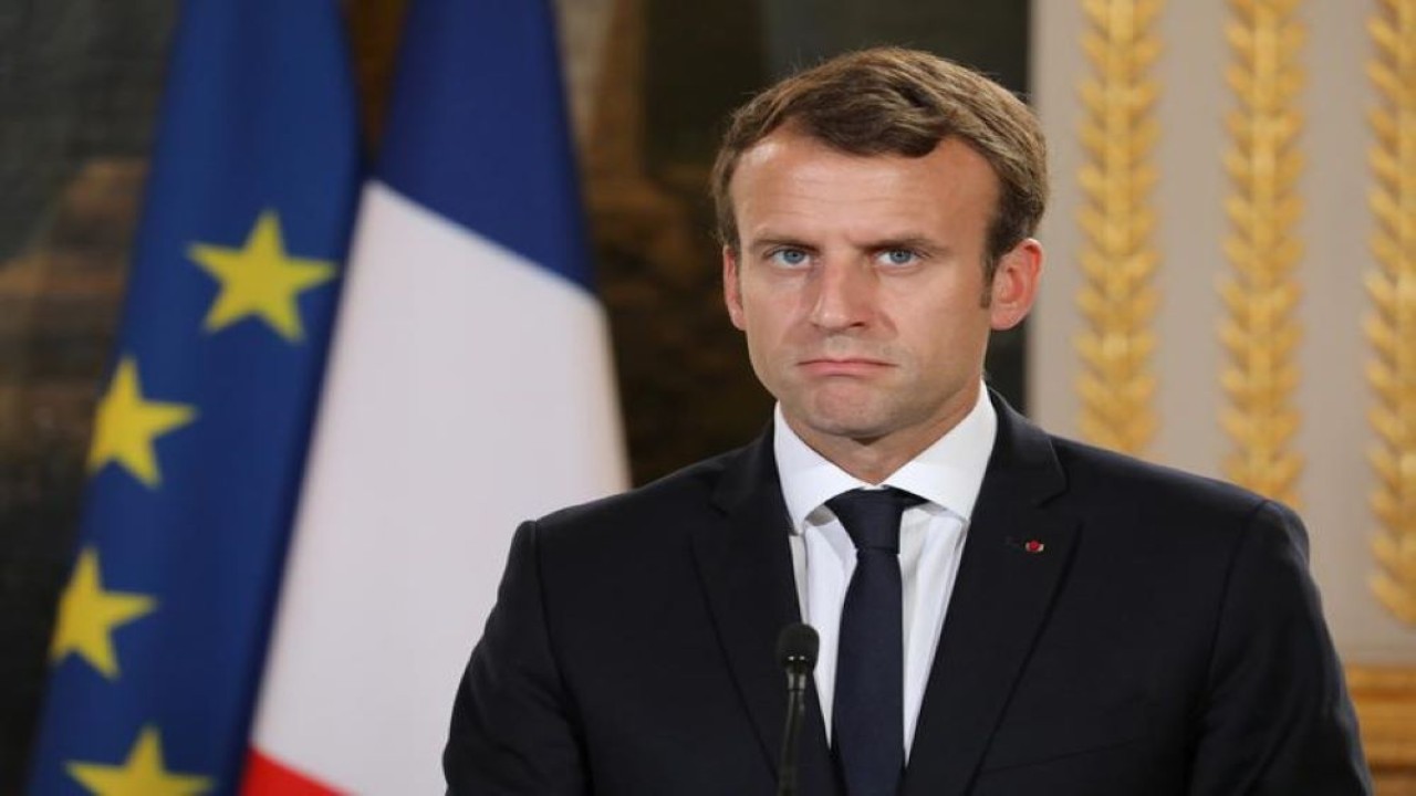 Presiden petahana Prancis, Emmanuel Macron kembali terpilih sebagai presiden. (Reuters)