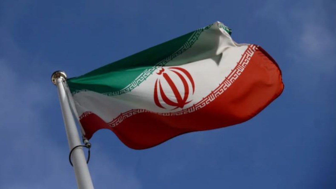 Ilustrasi bendera Iran. (Reuters)