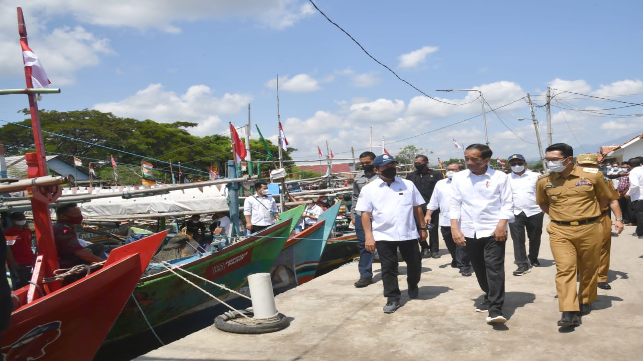 Presiden Joko Widodo berkunjung ke Cirebon