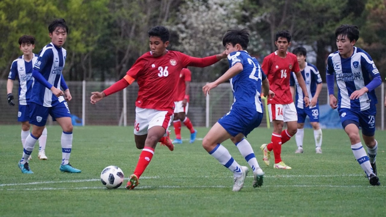 Laga uji coba Timnas U19 di Korea Selatan