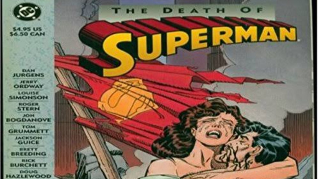 Lembaran komik "Death of Superman"/net