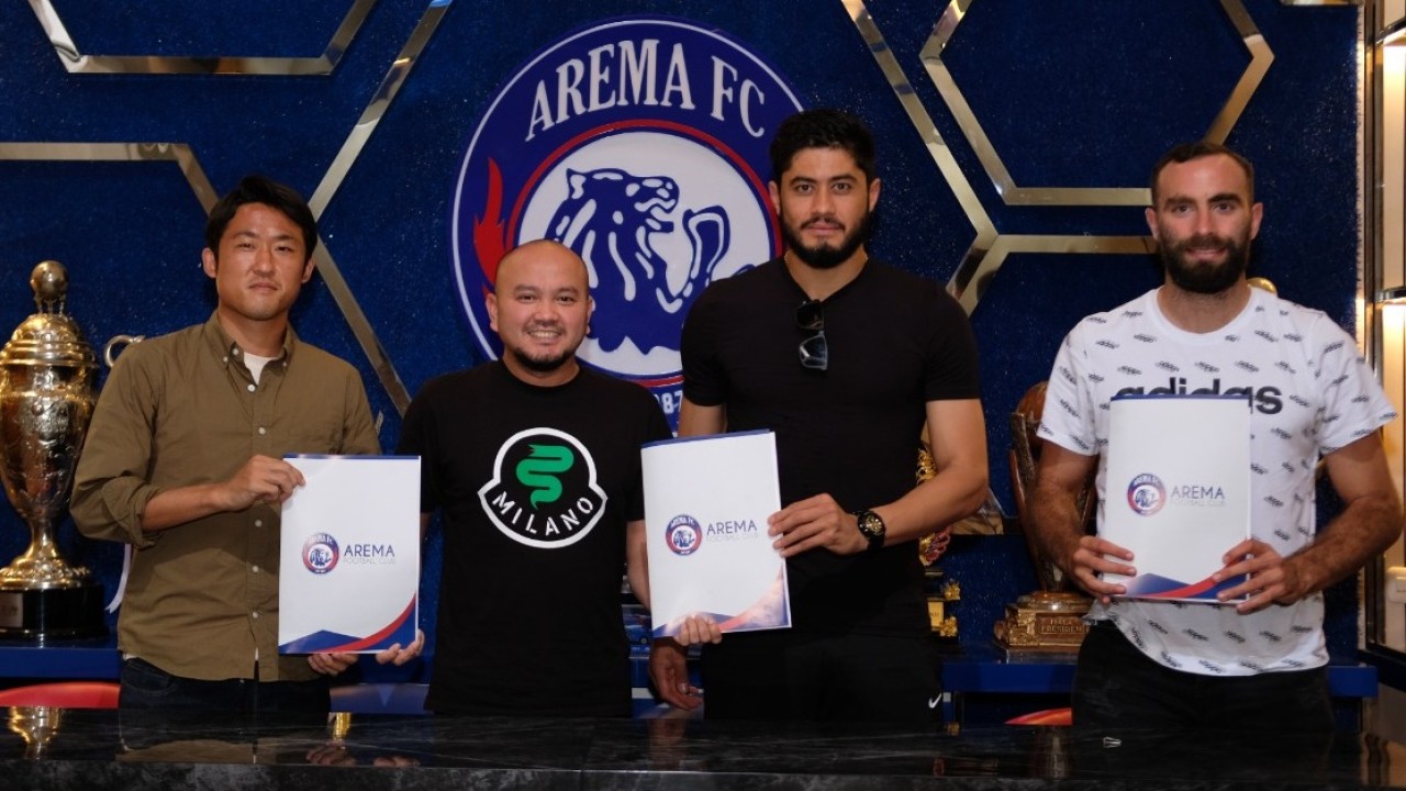 Perpanjangan kontrak tiga pemain asing Arema FC