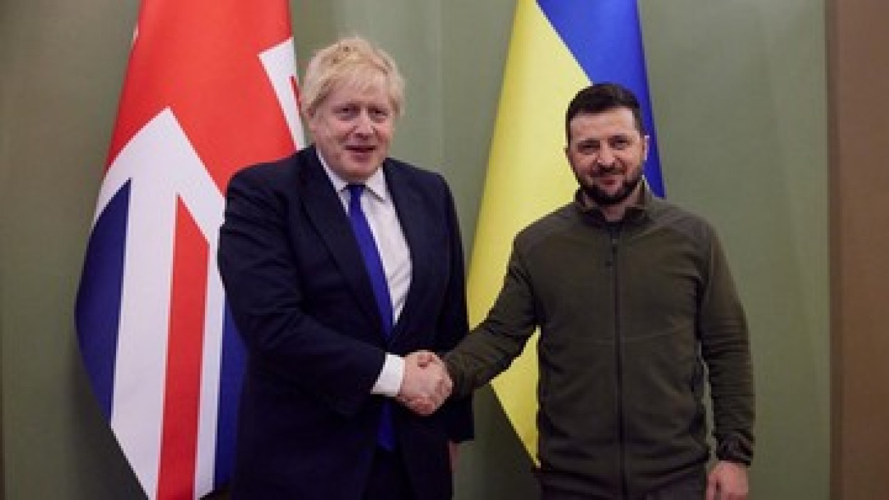 PM Inggris dan Presiden Ukraina. (Net)