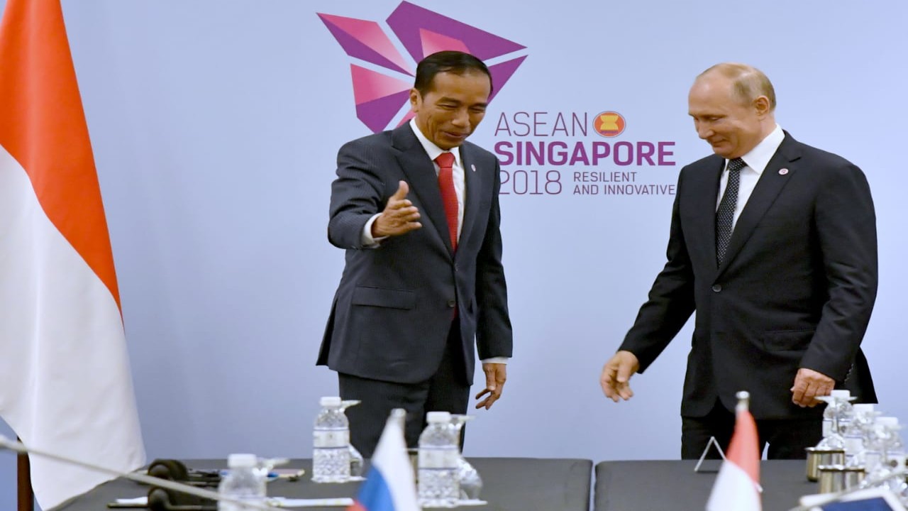 Presiden Joko Widodo (Jokowi) dan Vladimir Putin/ist