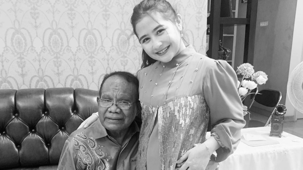 Prilly Latuconsina dan kakeknya/Instagram