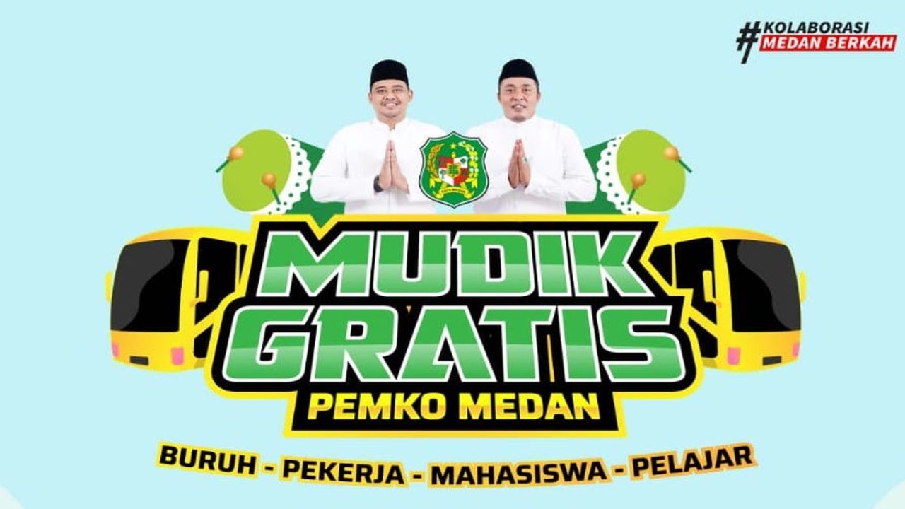 Program Mudik Gratis Pemko Medan 2022/ist