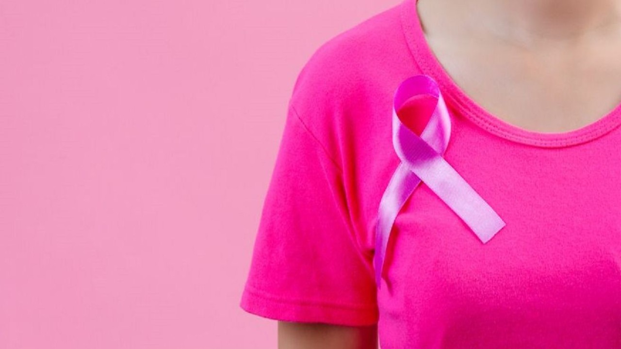 Simbol kepedulian dan pencegahan kanker payudara/ist