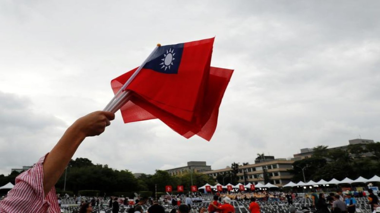 Ilustrasi bendera Taiwan. (Reuters)