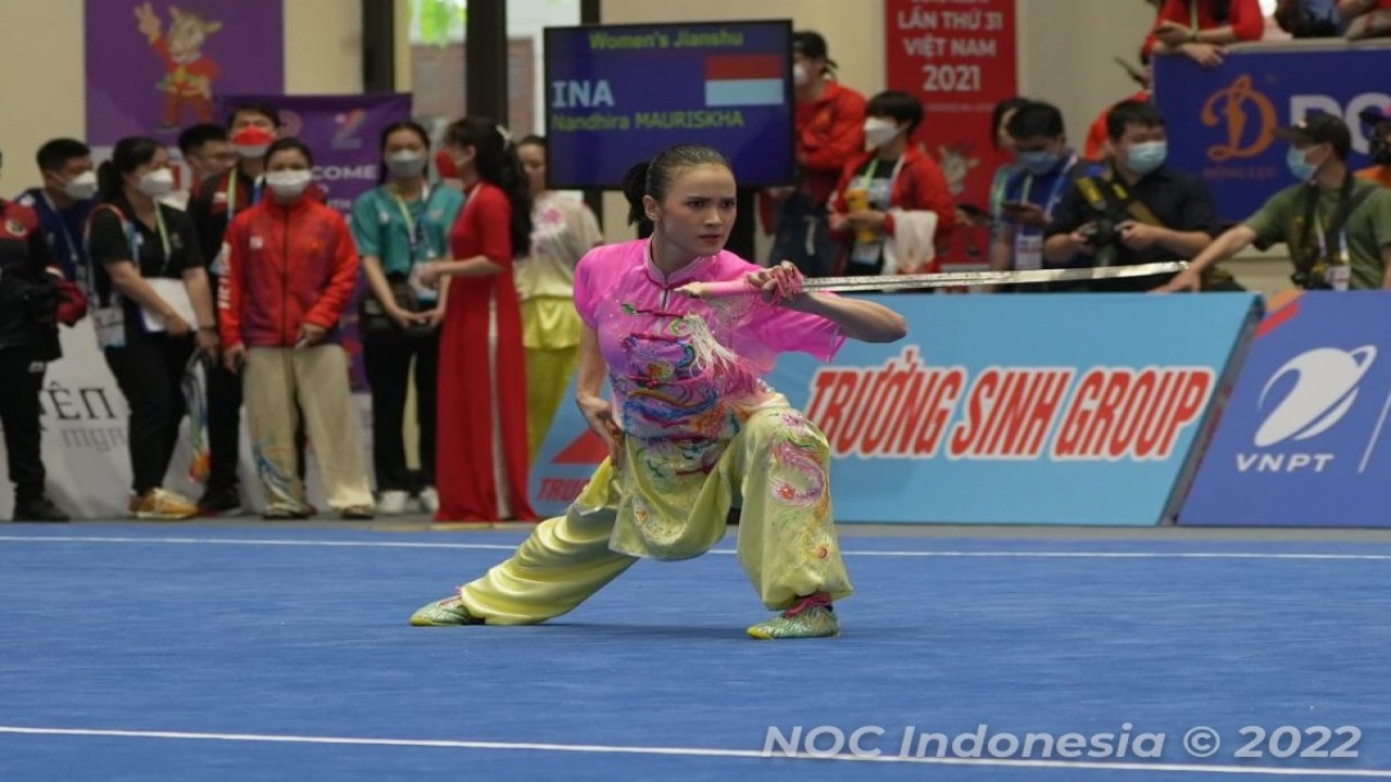 Atlet Wushu Indonesia / Foto: NOC Indonesia