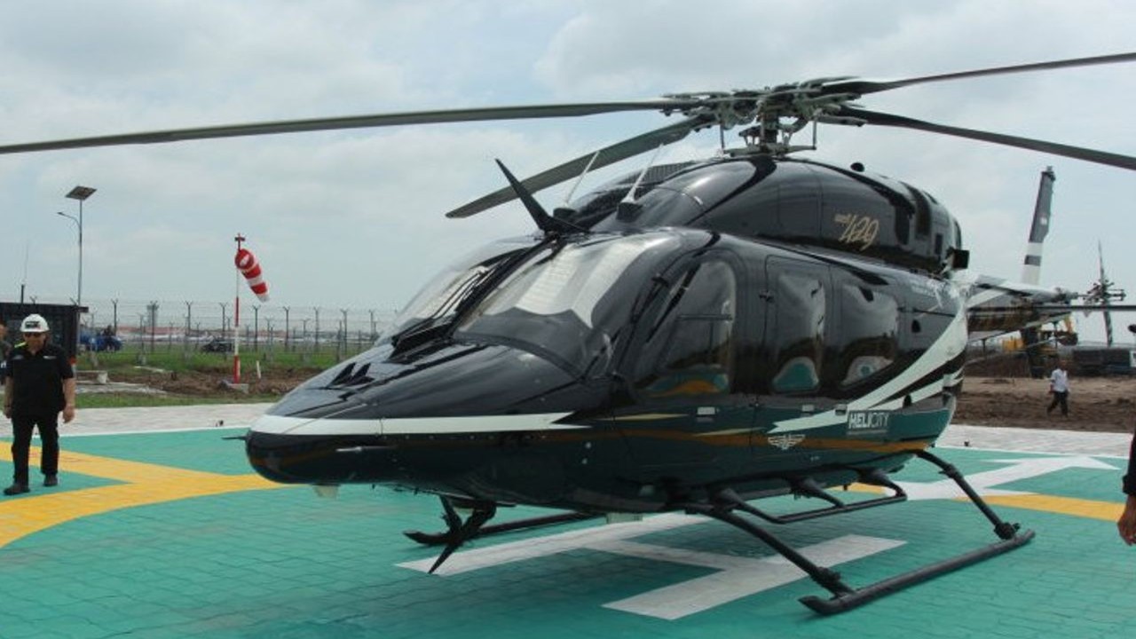 Helicity layanan mudik naik helikopter/ist