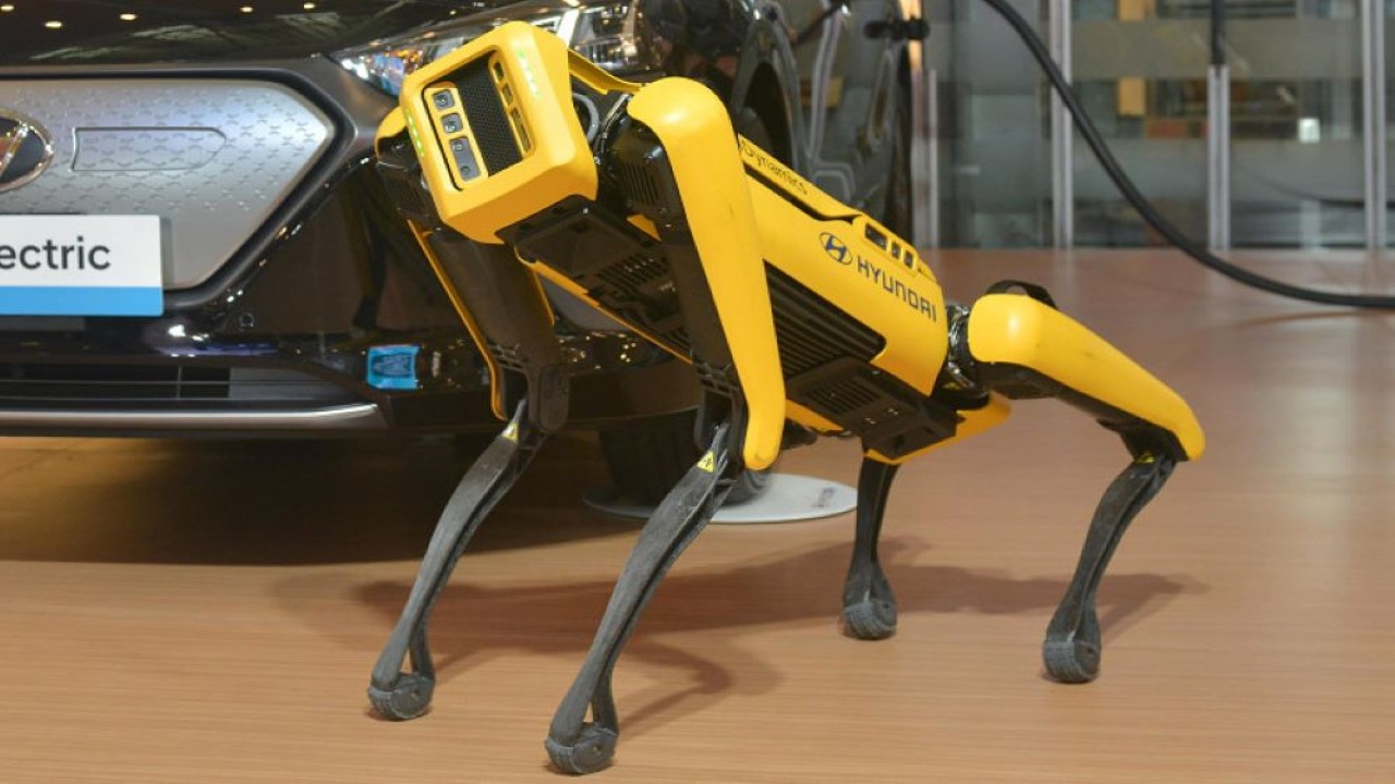Robot Spot hasil kerjasama Hyundai dan Boston Dynamic. (Istimewa)