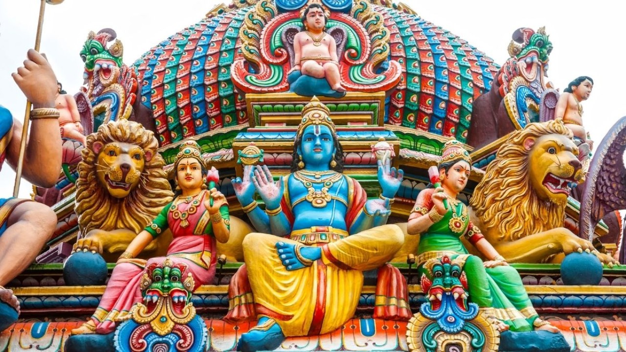 Ilustrasi patung di kuil India/ist