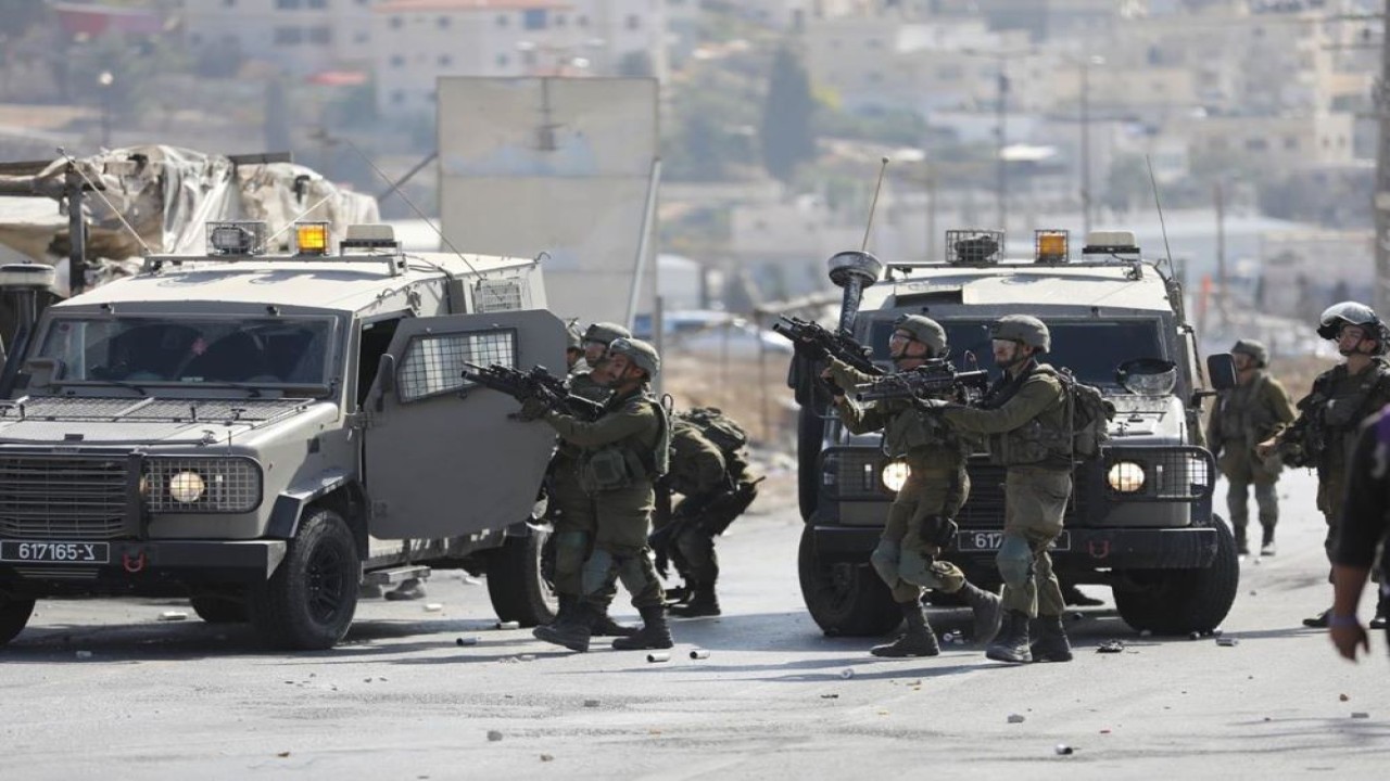 Tentara Israel terlibat bentrok dengan warga Palestina. (WAFA)