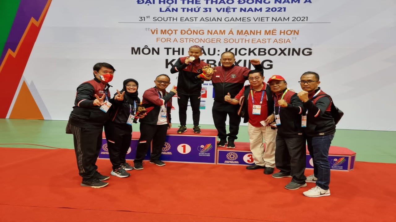 Kick boxing raih medali emas di SEA Games 2021