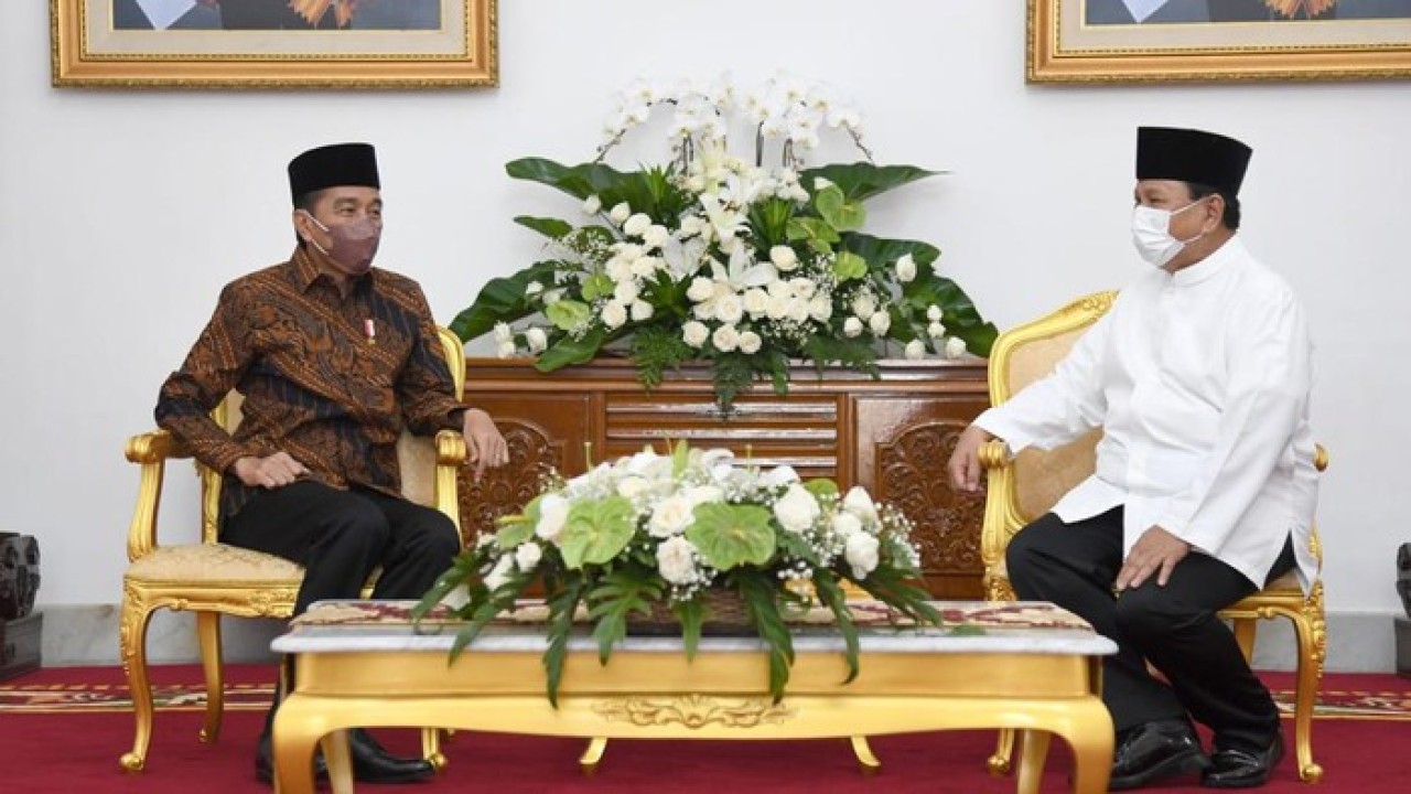 Prabowo dan Presiden Jokowi.