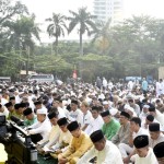 Salat Idul Fitri 1443 Hijriah di Lapangan Merdeka Medan-1651485009