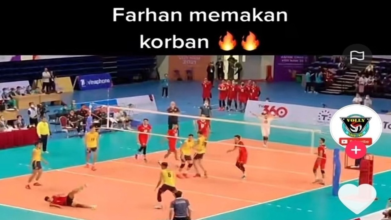 Smash Keras Farhan Memakan Korban / Foto: Vollysquad