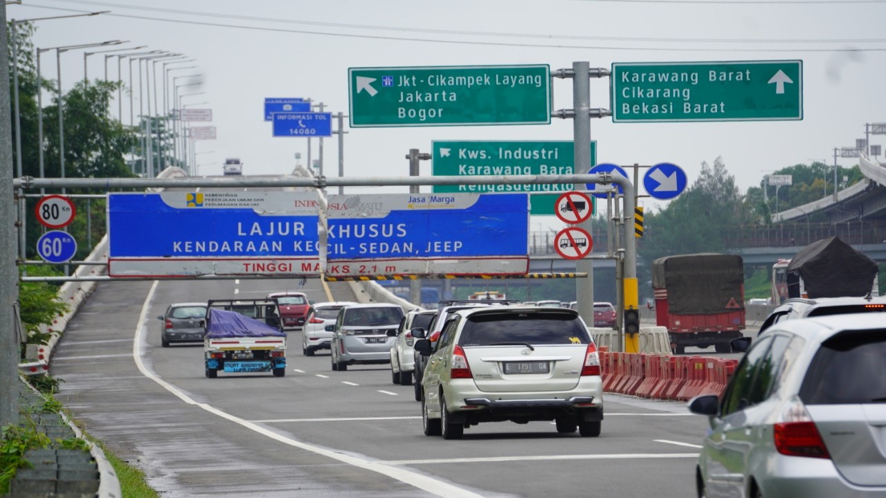 Tol arah Cikampek ditutup/ist