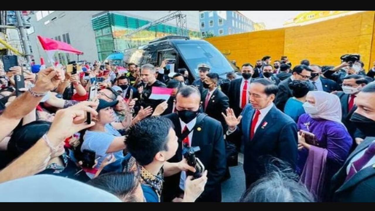 Presiden Jokowi tiba di Jerman. (Instagram)