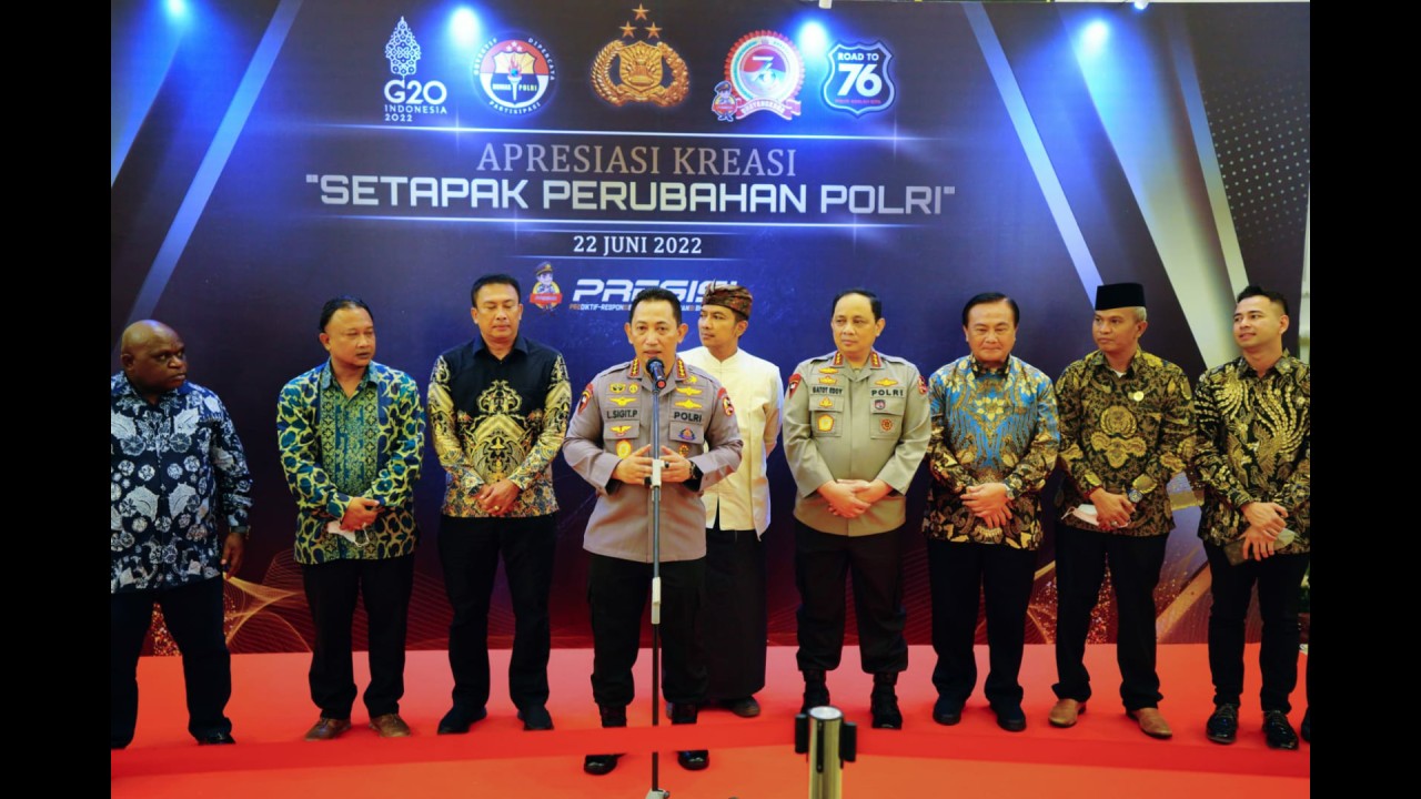 Malam Apresiasi Setapak Perubahan Polri.