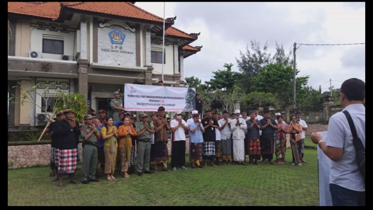 Masyarakat adat Desa Ungasan. (Net)