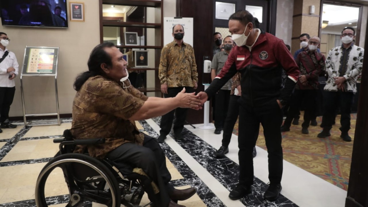 Menpora Zainudin Amali kunjungi NPC Asean Paragames