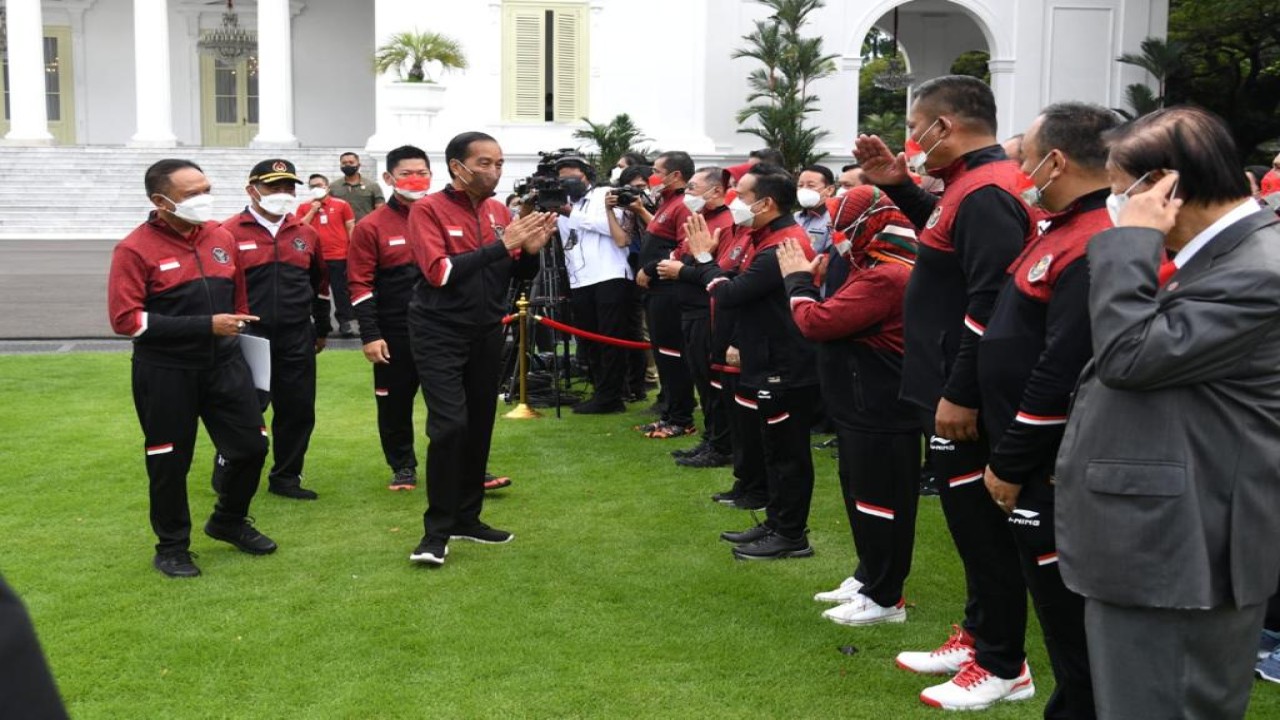 Presiden Jokowi berikan bonus kepada atlet SEA Games 2021