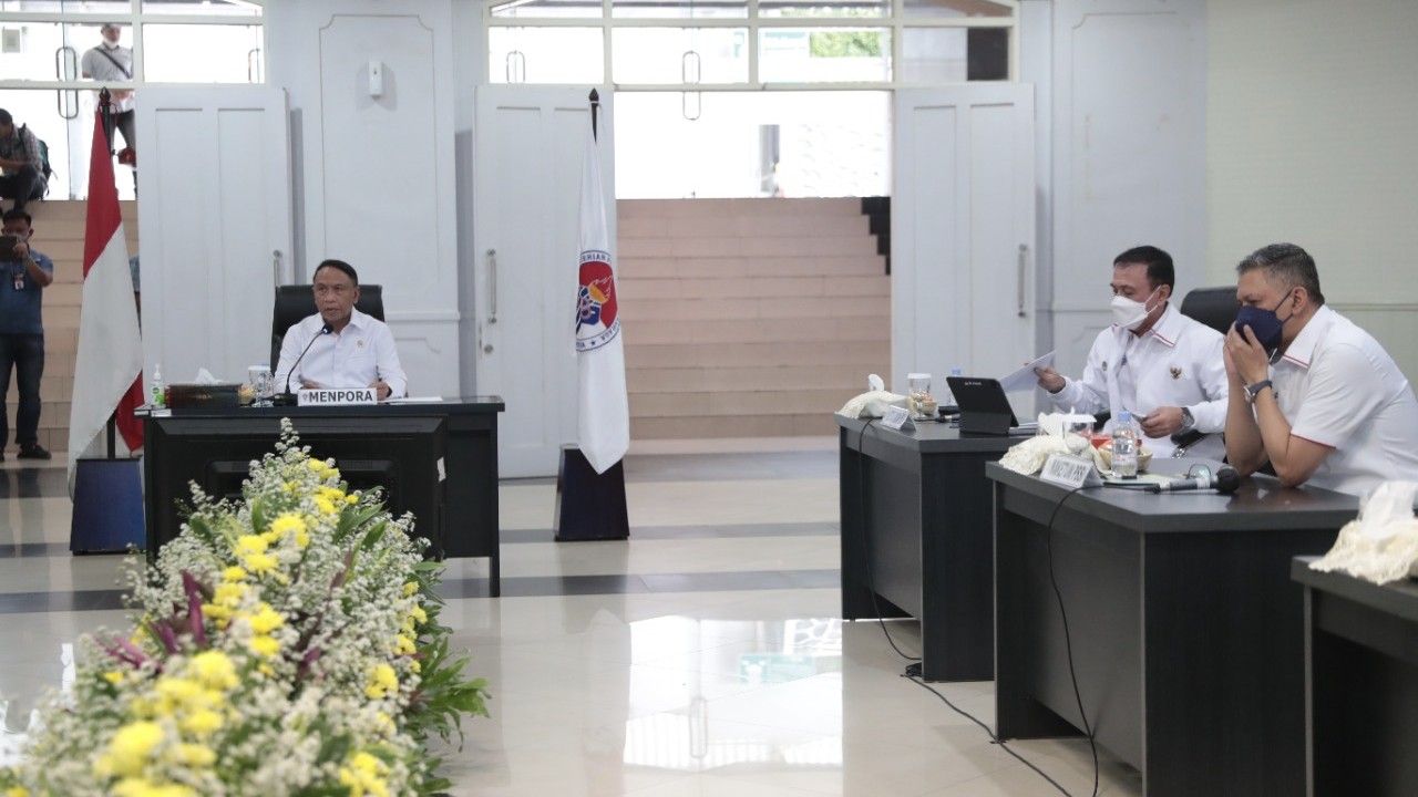 Rapat koordinasi turnamen Piala Presiden 2022