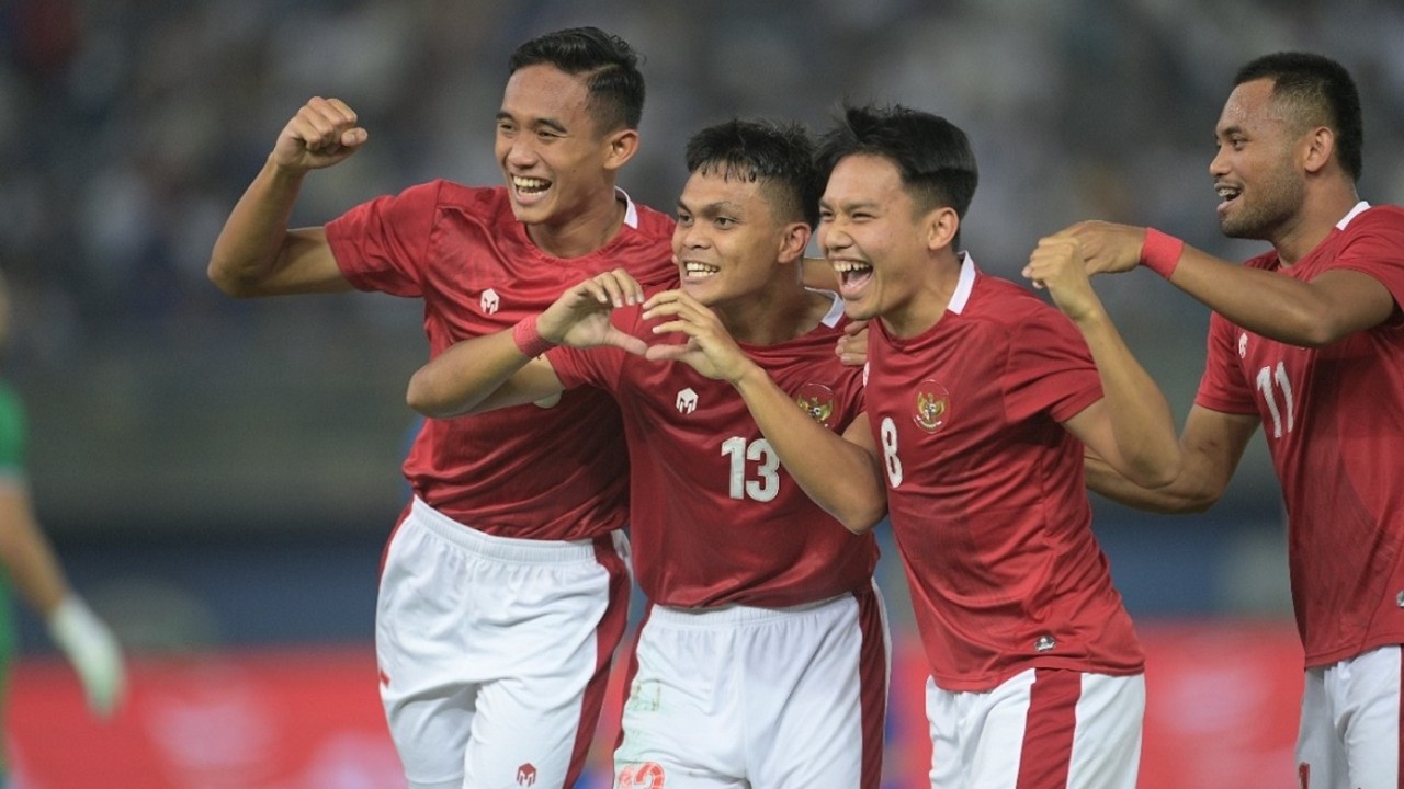 Selebrasi Timnas Indonesia