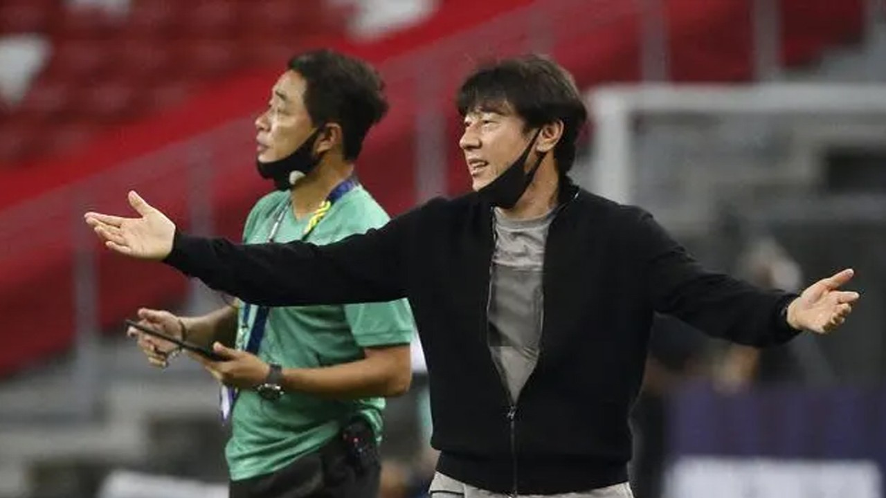 Shin Tae-yong, pelatih Timnas Indonesia (AP Photo)