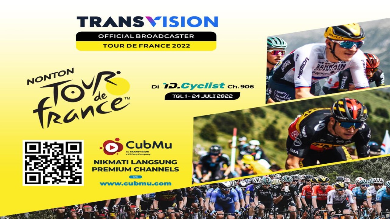 Transvision jadi official broadcaster Tour de France/ist