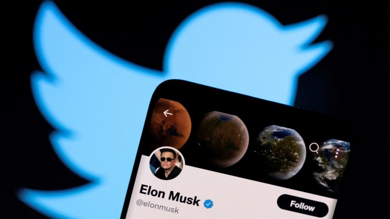 Elon Musk menarik diri dari kesepakatan Twitter senilai US$44 miliar. (Reuters)