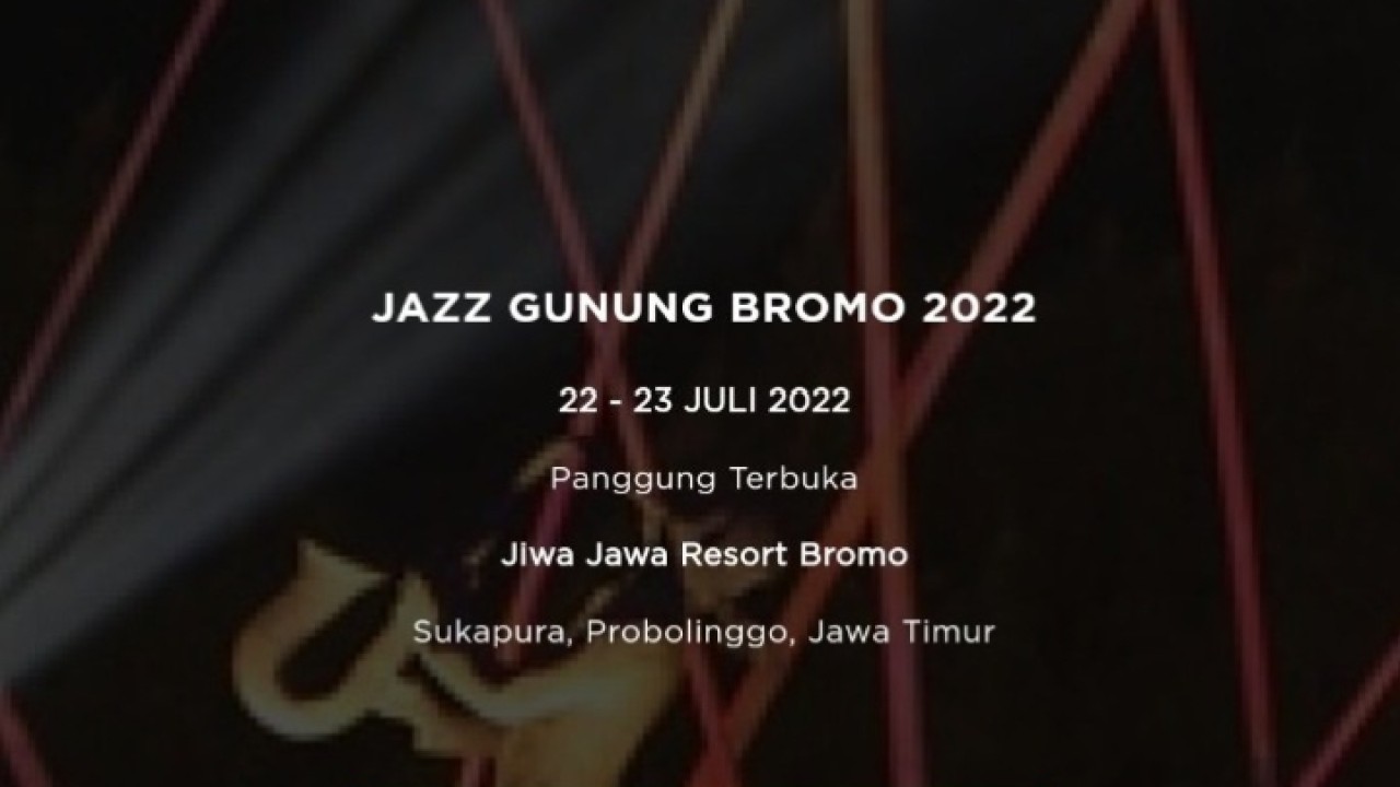 Flyer Jazz Gunung Bromo 2022 Doc Tweet Info Malang