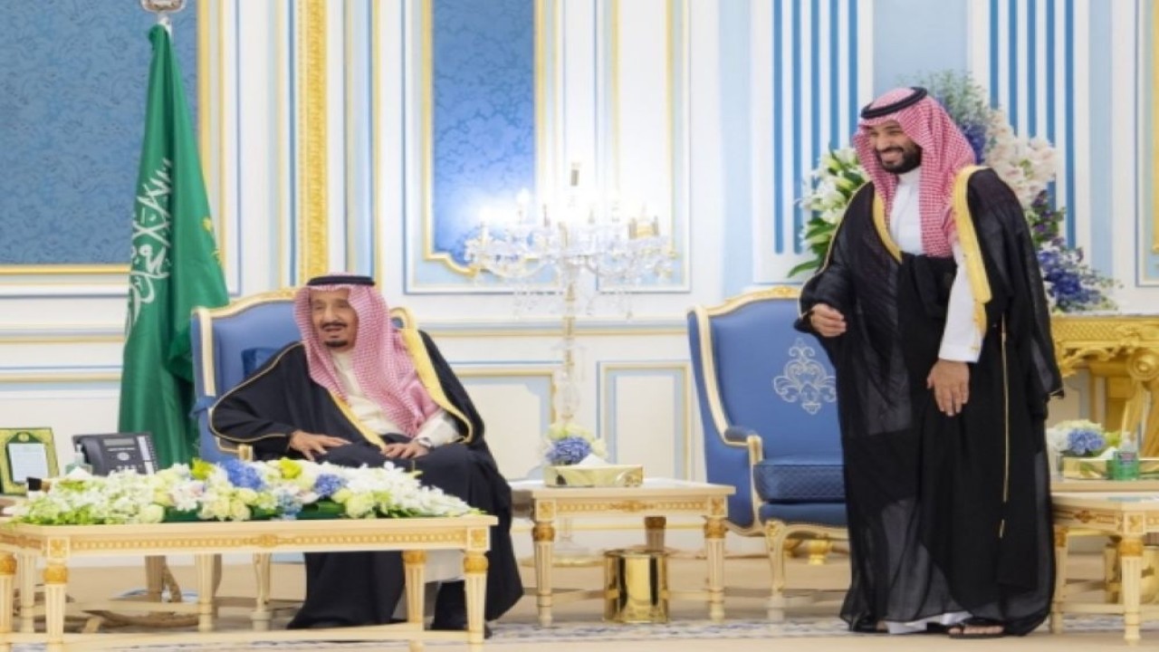 Raja Salman dan Putra Mahkota MBS menyapa umat Islam pada perayaan Idul Adha 1443H. (Saudi Gazette)