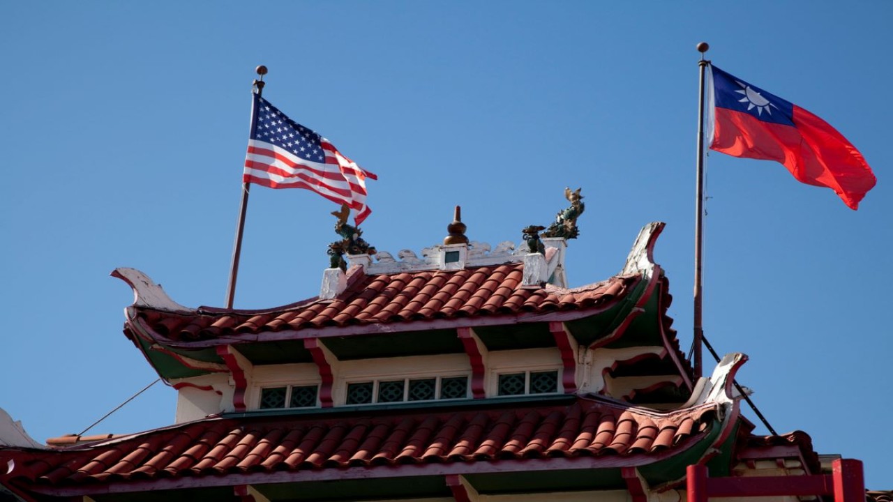 Ilustrasi bendera AS dan Taiwan/ist