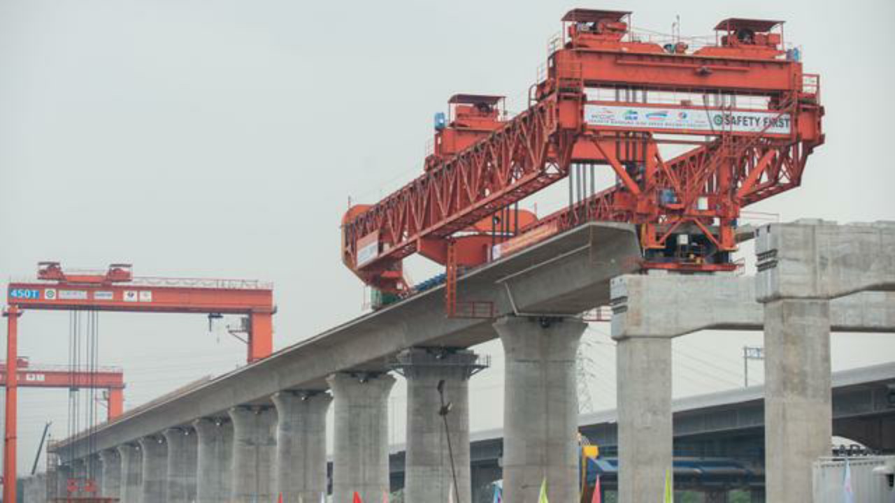 Proyek Kereta Cepat Jakarta-Bandung. (Net)