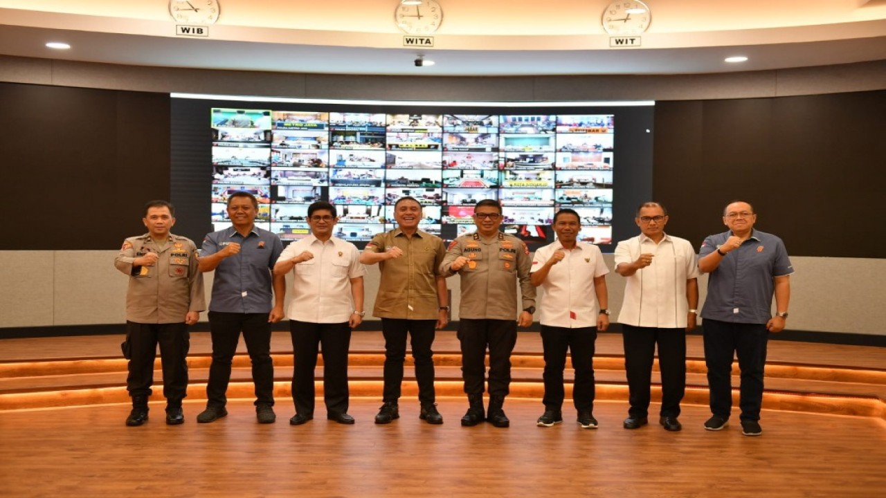 Rapat koordinasi (rakor) antara PSSI, PT LIB dan Mabes Polri