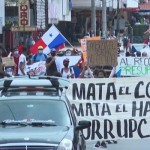 Warga Panama menggelar unjuk rasa memprotes kenaikan harga dan korupsi-1657714145