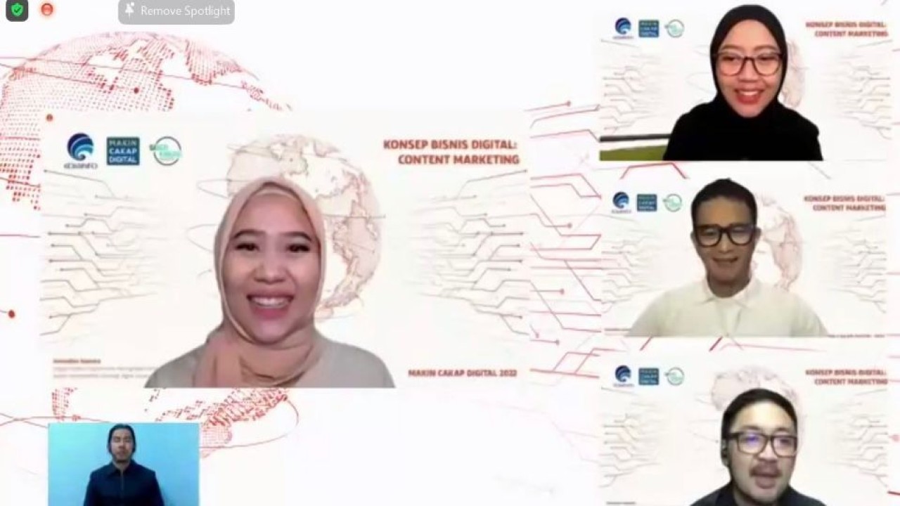 Webinar literasi digital Kominfo