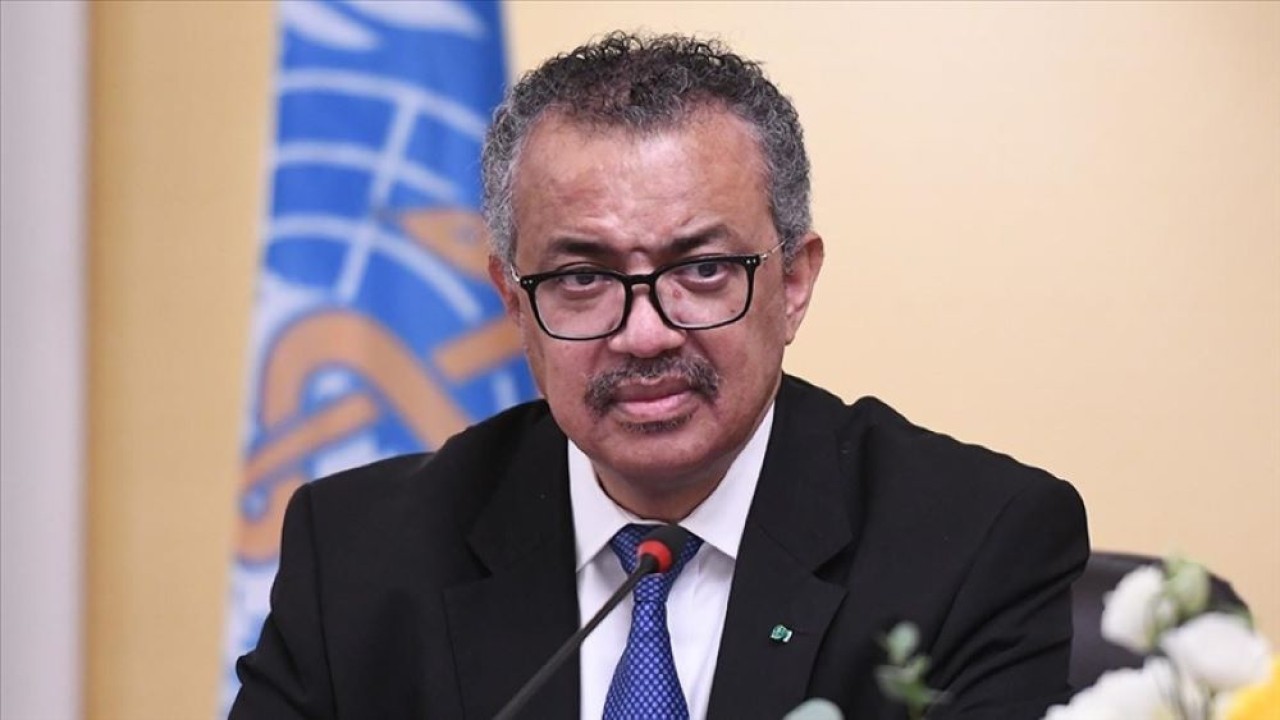 Kepala Organisasi Kesehatan Dunia (WHO) Tedros Adhanom Ghebreyesus. (Anadolu Agency)