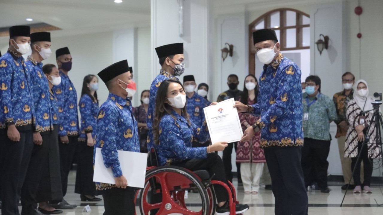 193 Atlet Difabel dan Non Difabel Berprestasi Jadi PNS di Kemenpora