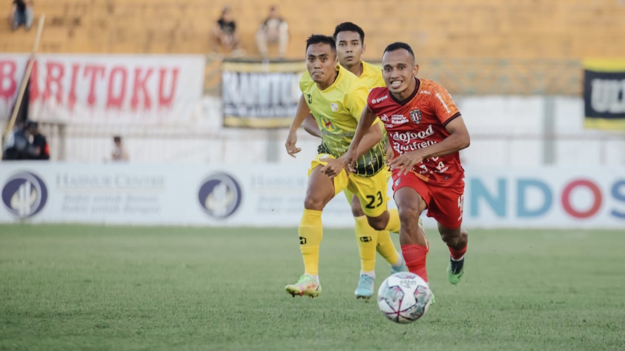 Laga Barito Putra vs Bali United