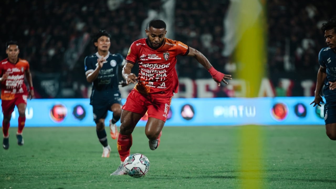 Pemain sayap cepat milik Bali United, Yabes Roni